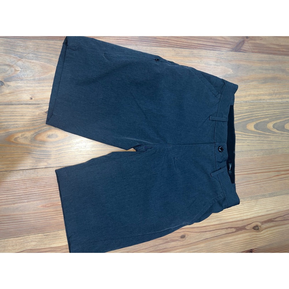 Kenneth Cole New York Mens Stretch Shorts Charcoal Grey Size 29 Flat Front
